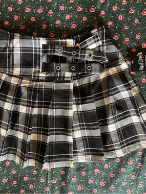 Plaid Wrap Skirt